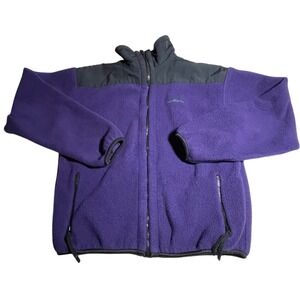 Wintergreen Northern Wear Ely Custom Designs Fleece Jacket Purple Full Zip